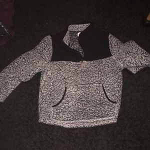 Black/Gray Cotton Sweater